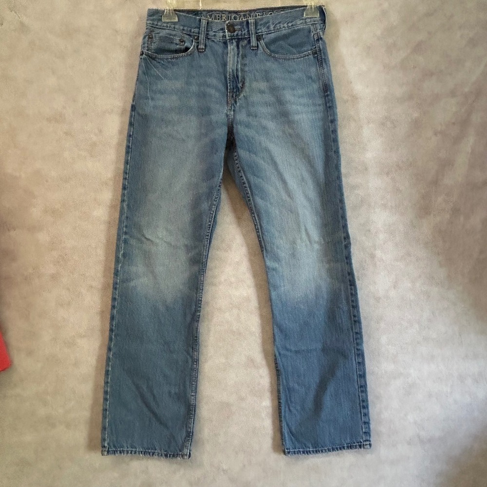 American Eagle Relaxed Fit Jeans Mens 30x32 Medium Wash Blue Denim Straight Leg